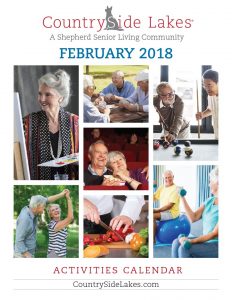 Port Orange Senior Activities Calendar February 2018