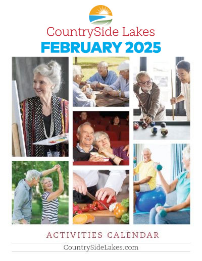 Country Side Lakes Senior Living Activities Calendar February 2025