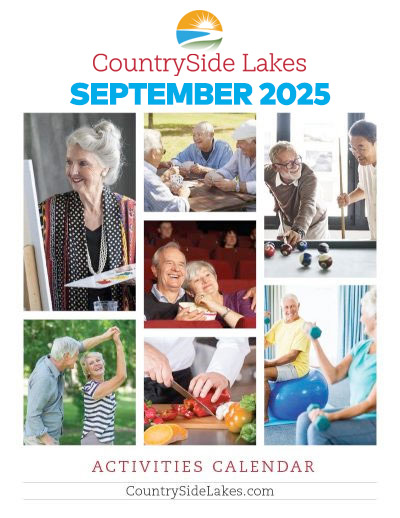Country Side Lakes Senior Living Activities Calendar September 2025